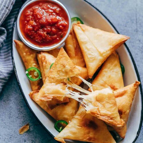 Chicken Cheese Samosa (Per Dozen)